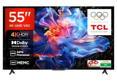TCL 139cm (55") 4K Ultra HD Smart LED Google TV (55V6C)