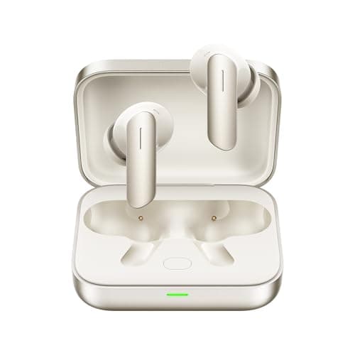 realme Buds Air 7 True Wireless Earbuds, 52dB Hybrid ANC (Ivory Gold)