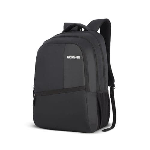 American Tourister Valex 28L Laptop Backpack, 17" Compartment (Black)
